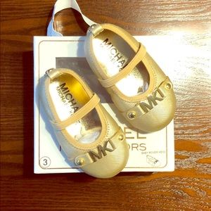 Michael Kors infant girl shoes. NIB